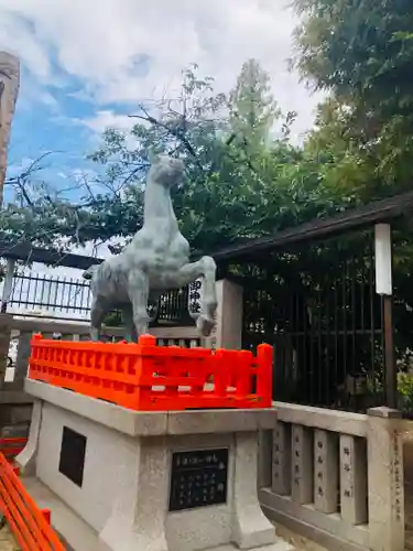 阿部野神社の像