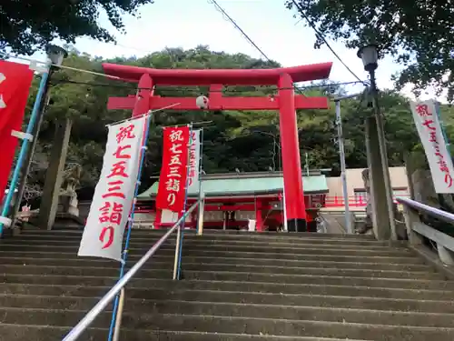 徳島眉山天神社の鳥居