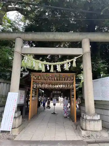 川越氷川神社の鳥居