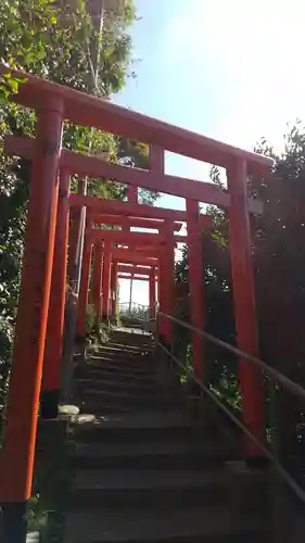 荒熊神社の鳥居