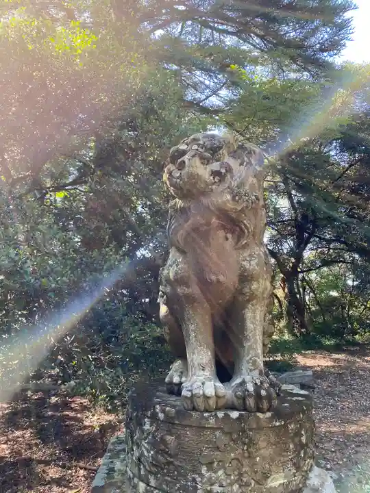 倉吉八幡宮の狛犬