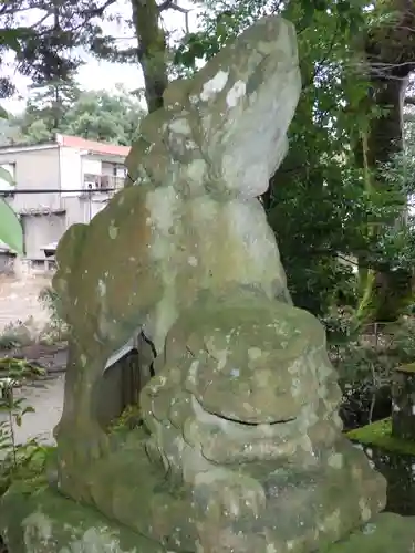 三朝神社の狛犬