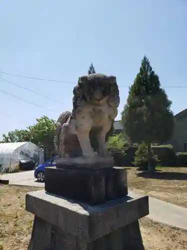 神明社の狛犬