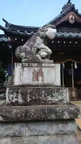 鶴峯八幡宮の狛犬