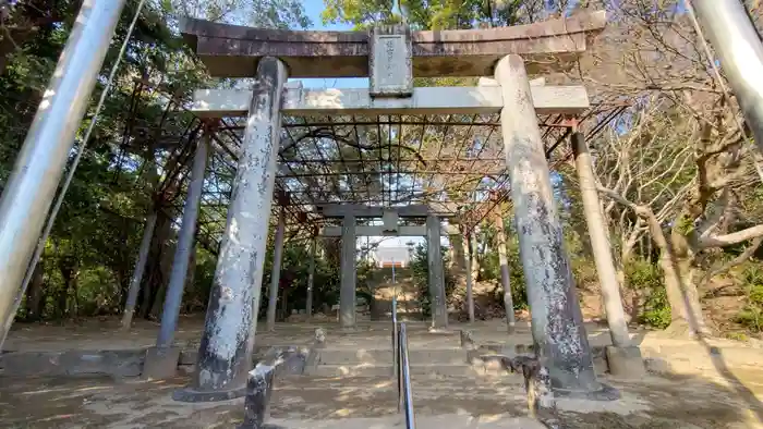 姫古曽神社の鳥居