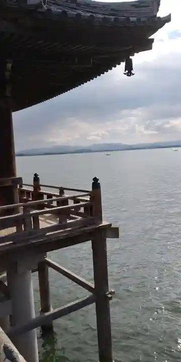 満月寺(浮御堂)の景色