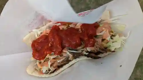 上川神社頓宮の食事