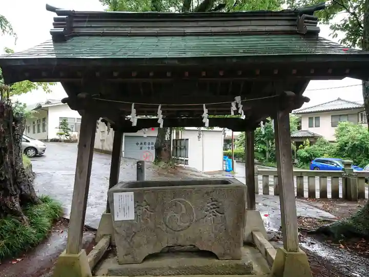 五所八幡宮の手水舎