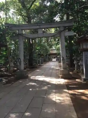 駒木諏訪神社の鳥居