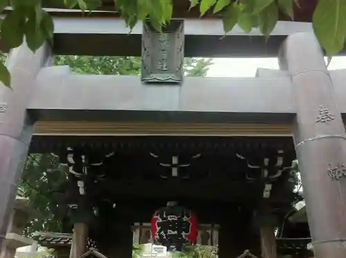 櫛田神社の鳥居