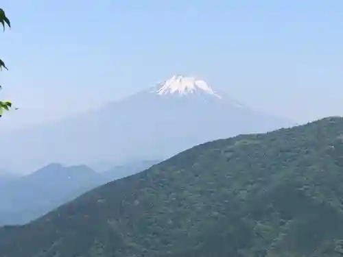 大山阿夫利神社本社の景色