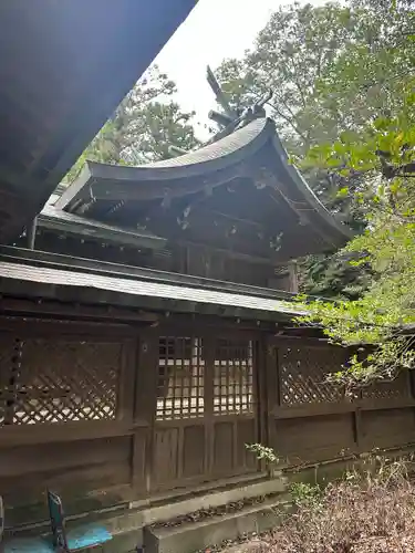 朝日森天満宮の本殿・本堂