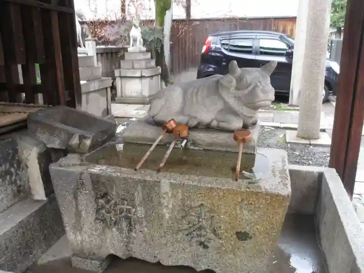 菅大臣神社の手水舎