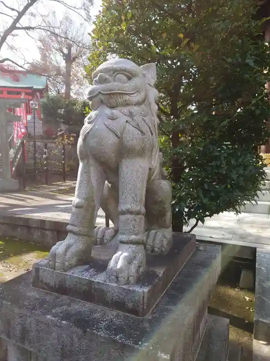 西台天祖神社の狛犬
