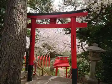 古城稲荷社の鳥居