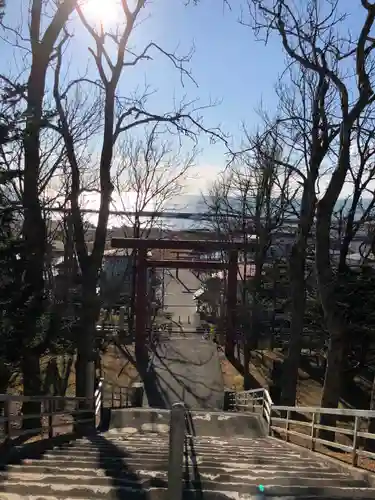 白糠厳島神社の景色