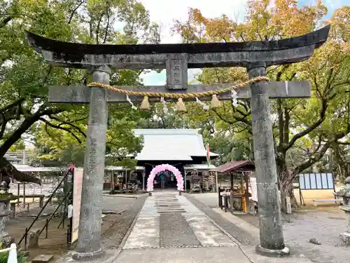 諫早神社（九州総守護  四面宮）の鳥居