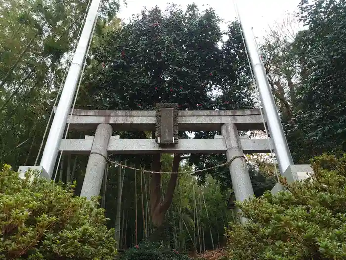 勝田杉山神社の鳥居