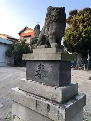 下総府中六所神社の狛犬
