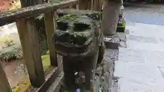 日光大室高龗神社の狛犬