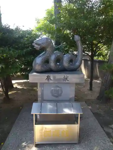 道通神社の狛犬