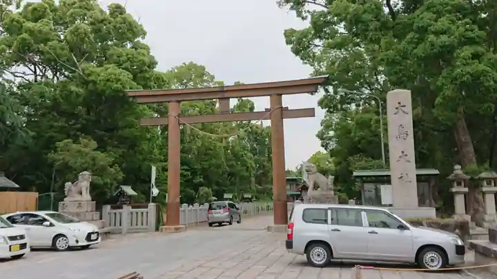 和泉國一之宮 大鳥大社の鳥居