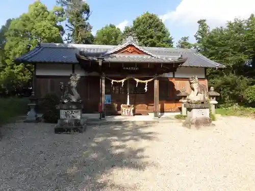 於美阿志神社の本殿