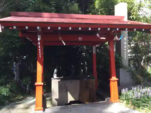 函館厳島神社の手水