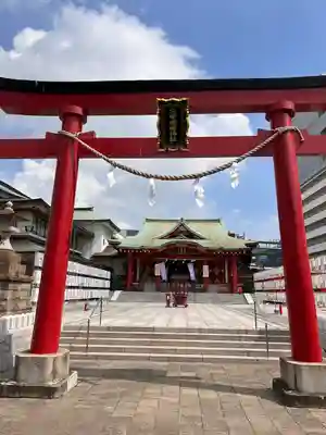 東京羽田 穴守稲荷神社の鳥居