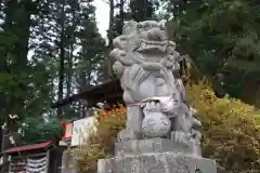 坪沼八幡神社の狛犬