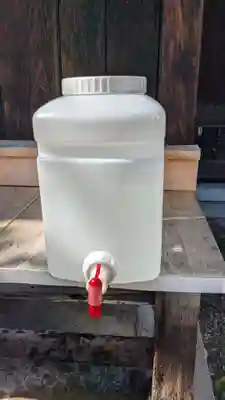 神居神社遥拝所の手水舎