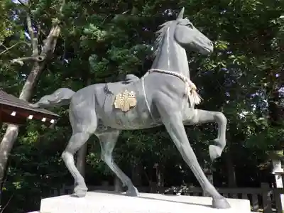 姉倉比賣神社の狛犬