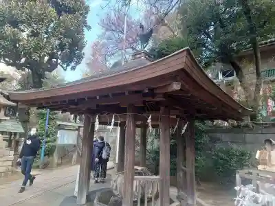 五條天神社の手水舎