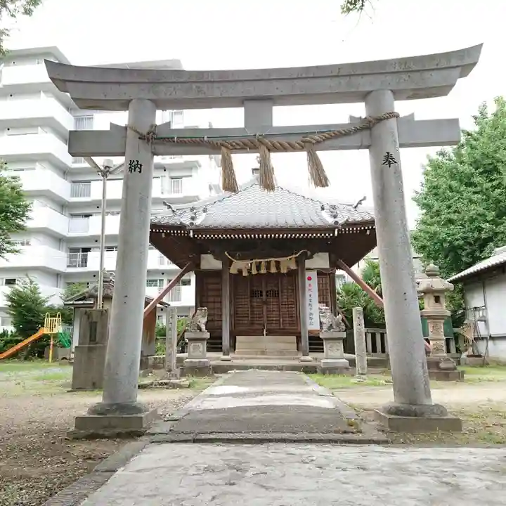白山神社(魚町)の鳥居