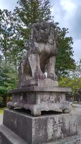 穴水大宮の狛犬