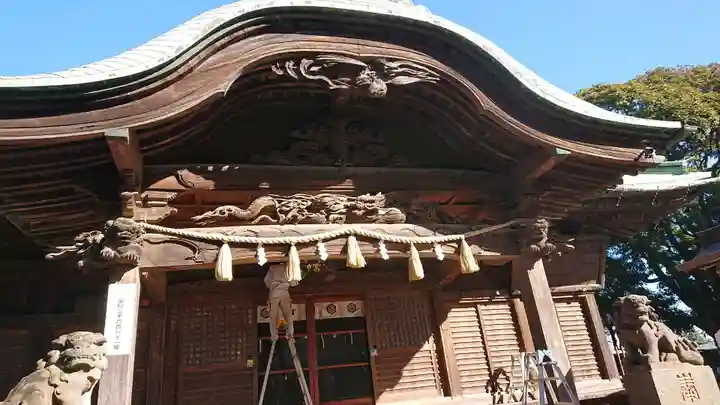 下総国三山 二宮神社の本殿・本堂