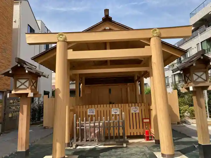 【閉業】小石川大神宮の鳥居