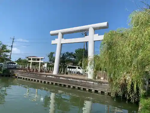 息栖神社の鳥居