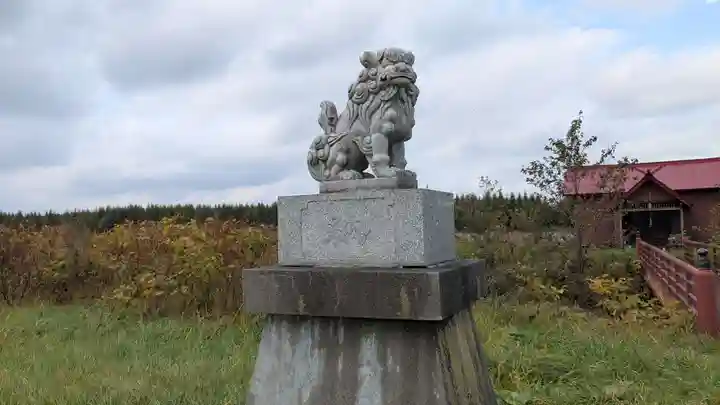中更別神社の狛犬