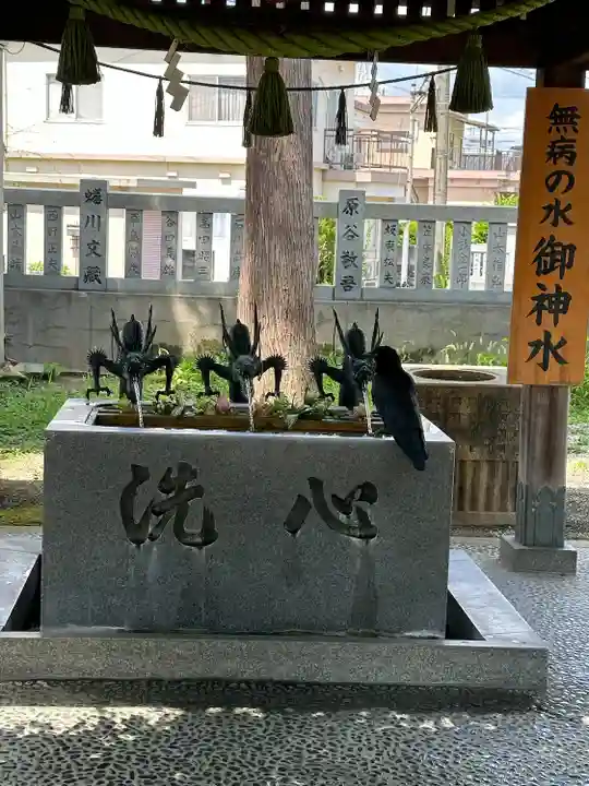 奥田神社の手水舎