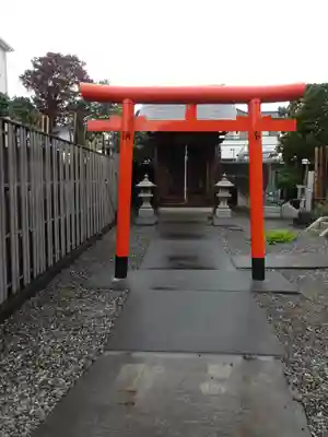 西台大鷲神社（善長寺境内）の鳥居
