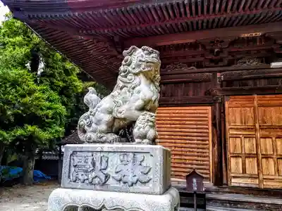 越野神社の狛犬