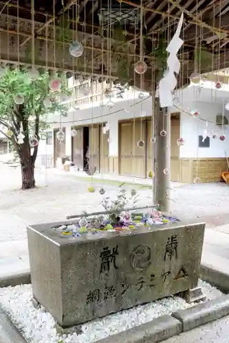 函館八幡宮の手水