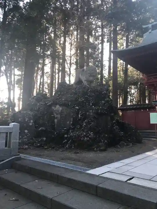 富士山東口本宮 冨士浅間神社の狛犬