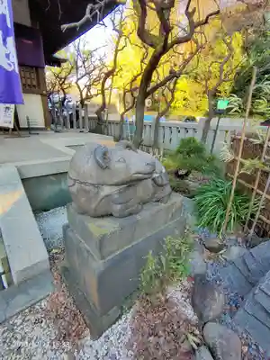 牛天神北野神社の狛犬