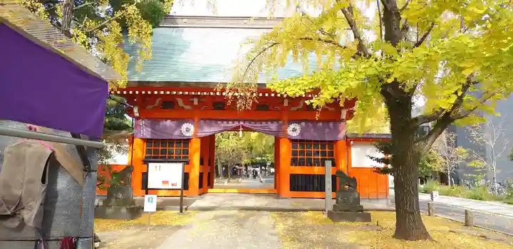 葛飾八幡宮の山門・神門
