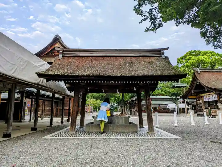 尾張大國霊神社(国府宮)の手水舎