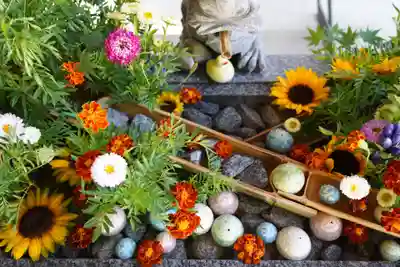 滑川神社 - 仕事と子どもの守り神の手水舎