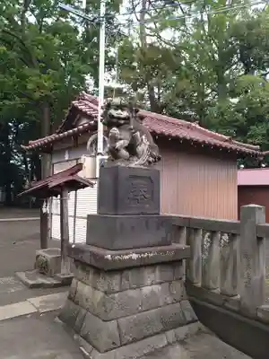神明社の狛犬