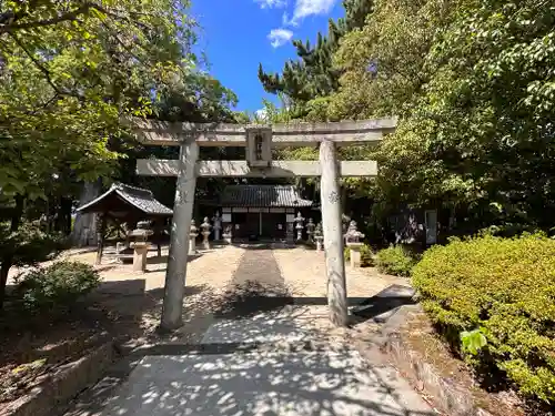 鏡作神社の鳥居